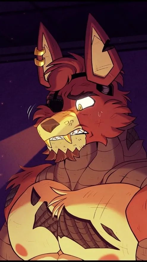ai character: Foxy background