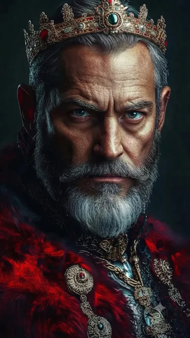 ai character: King Jax the third background