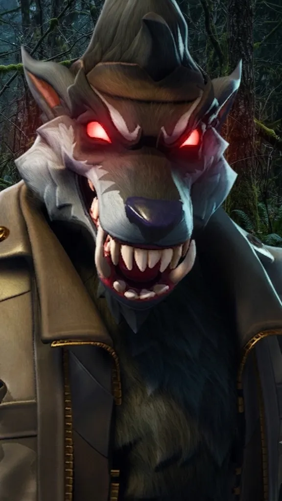 ai character: Werewolf  background