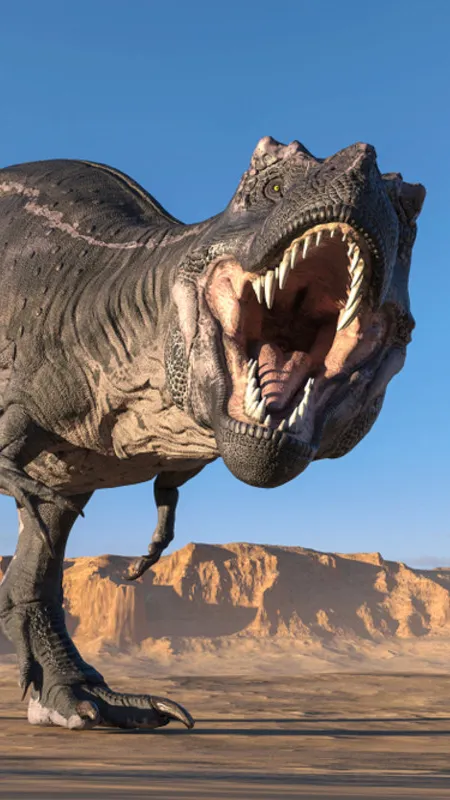 ai character: T-Rex background