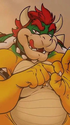 ai character: Hungry bowser background