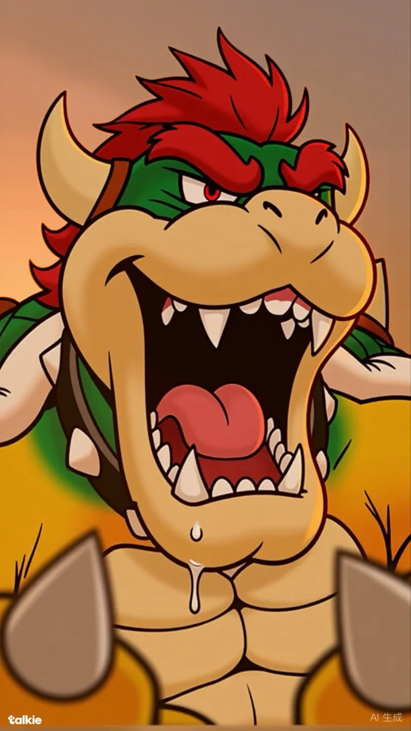 ai character: Bowser  background