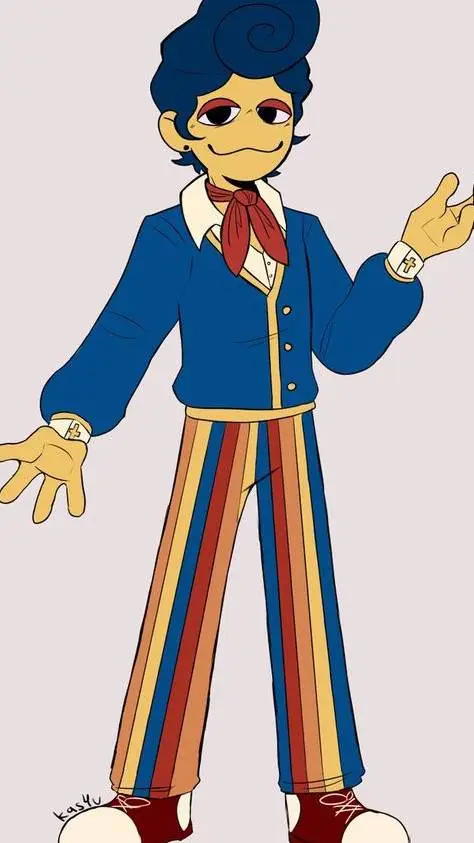 ai character: Wally darling  background