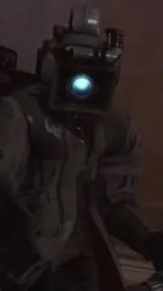 ai character:  large cameraman  background