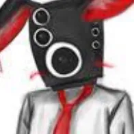 chat with ai character: Large speakerman 