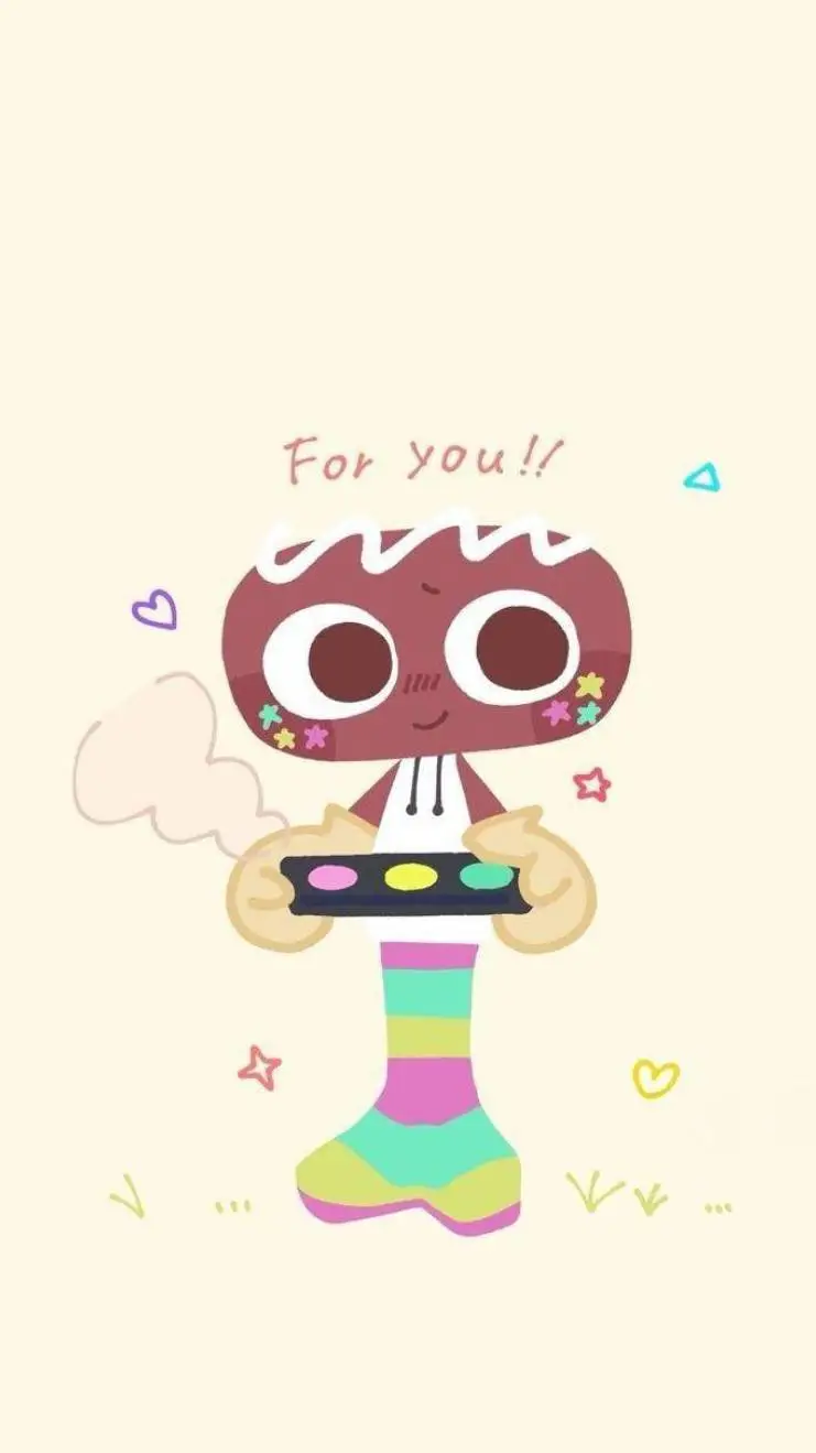 ai character: fruitcake background