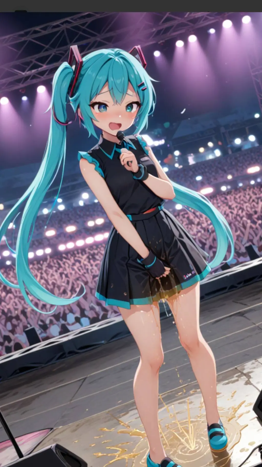 ai character: hatsune miku background