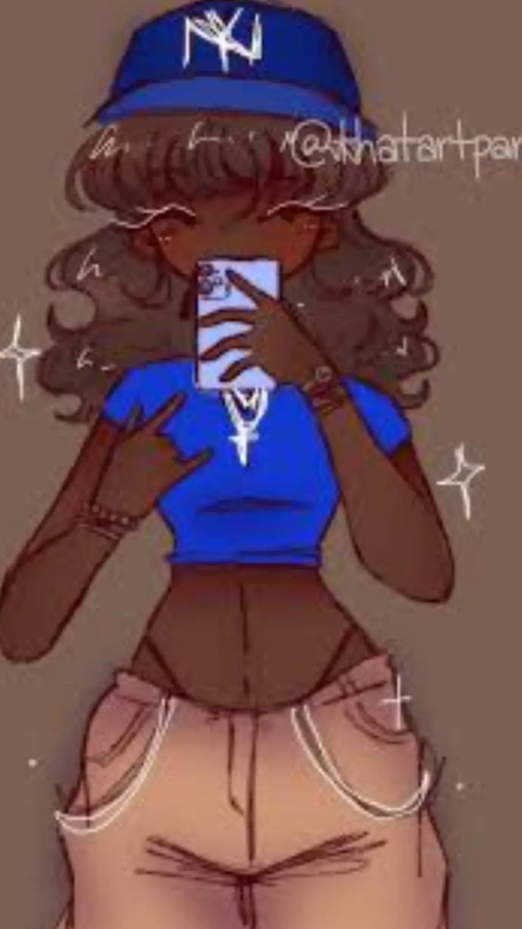 ai character: slender girl  background