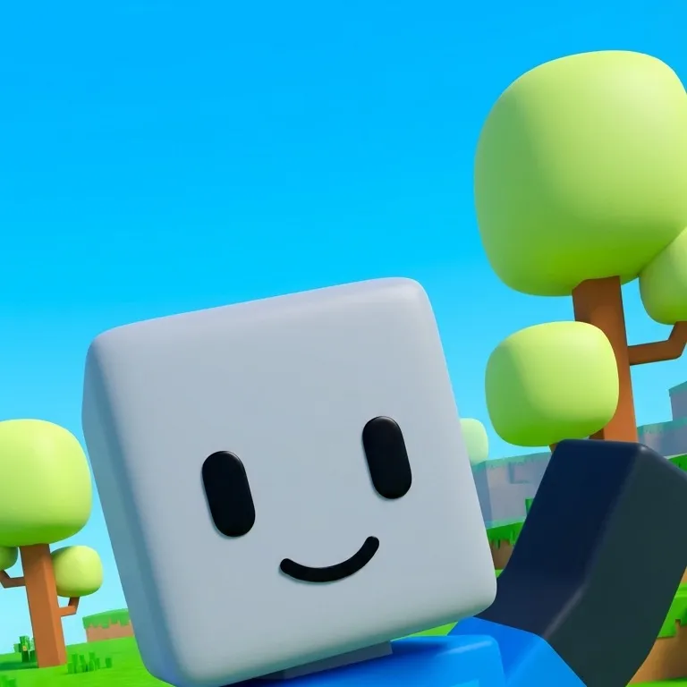 chat with ai character: Blocky noob world