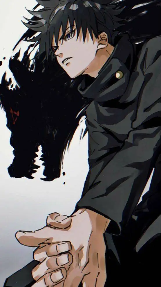 ai character: ⬛MEGUMI FUSHIGURO⬜ background