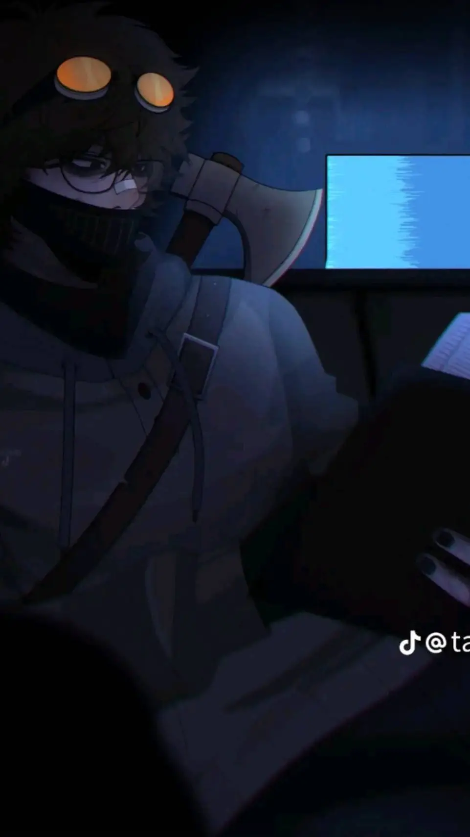 ai character: 🪓TICCI TOBY🪓 background