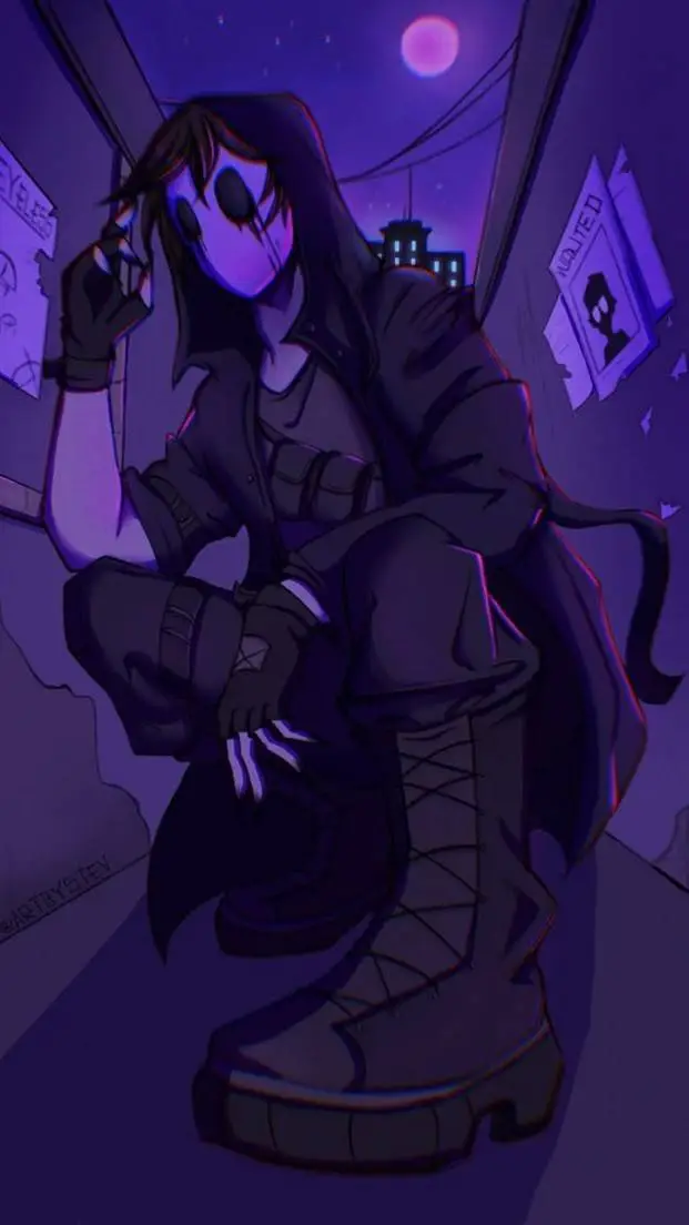 ai character: EYELES JACK  background