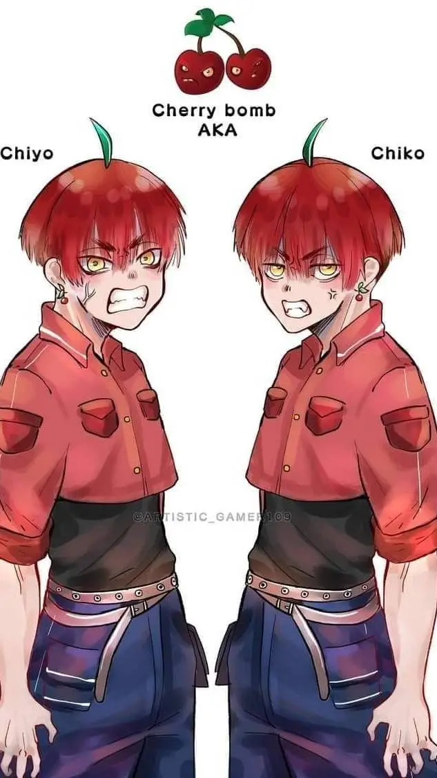 ai character: cherry bomb  background
