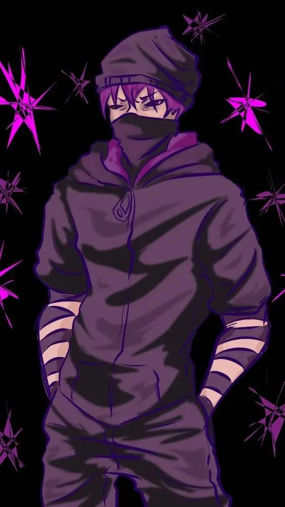 ai character: ⬛ENDERMAN HUMAN⬛ background
