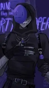 ai character: 🔵PARTYPOOPER🔵 background