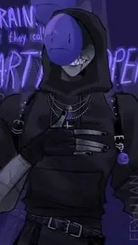 ai character: 🔵PARTYPOOPER🔵 background