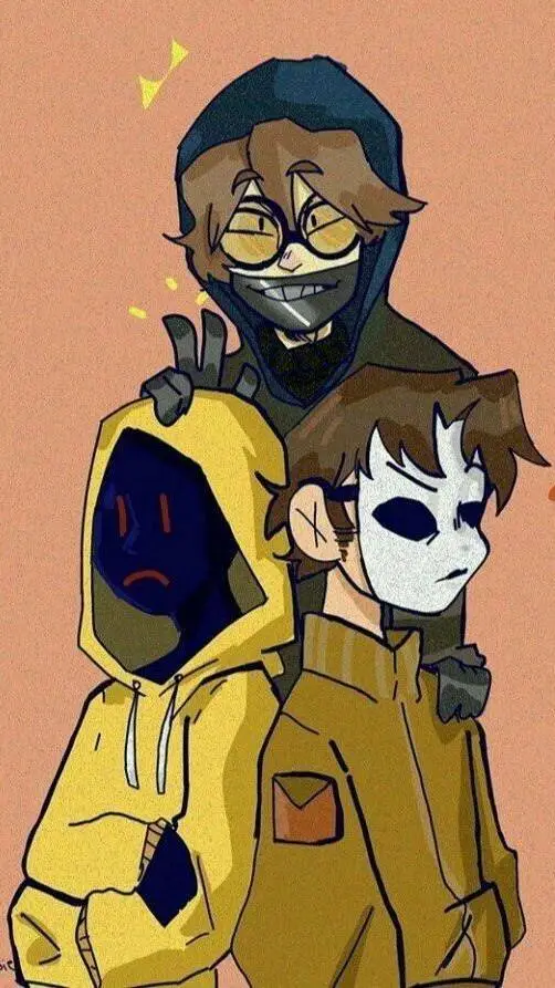 ai character: MASKY,HOODIE,TOBY background