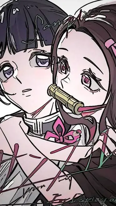 ai character: Nezukana 🪙🌷 background