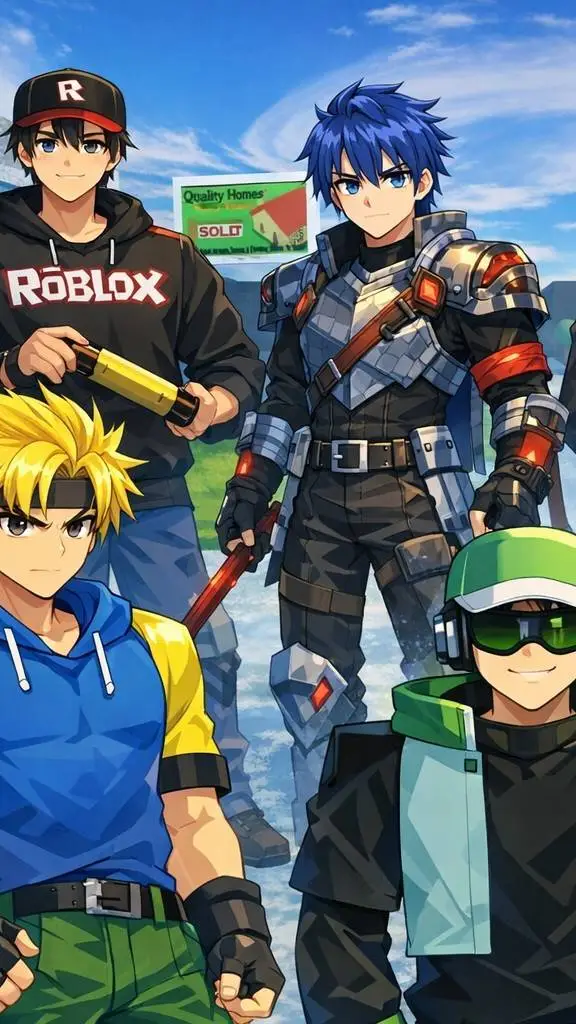 ai character: the titan group! background