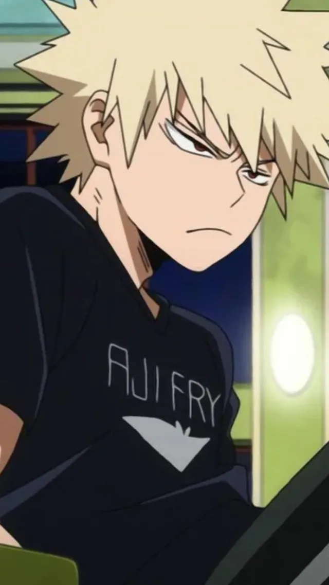 ai character: Katsuki Bakugo background