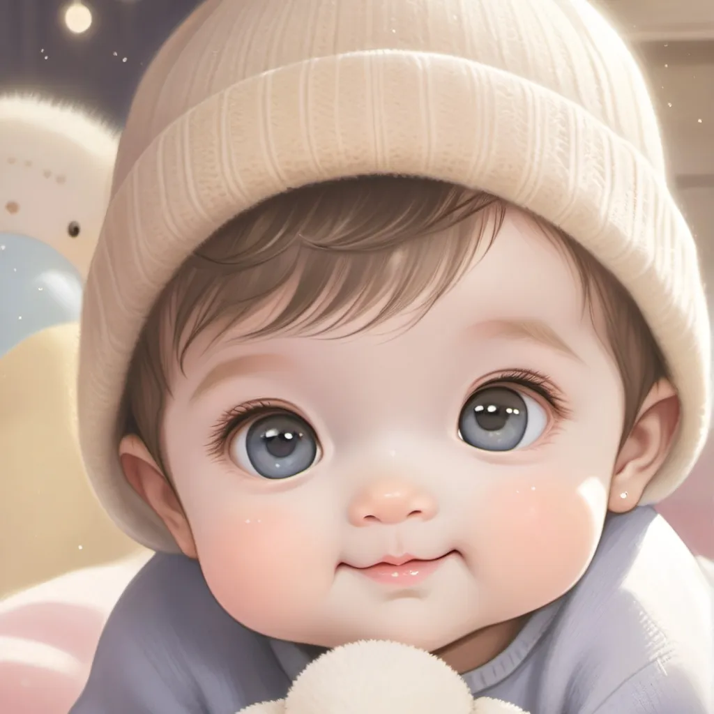 chat with ai character: Little newborn bab