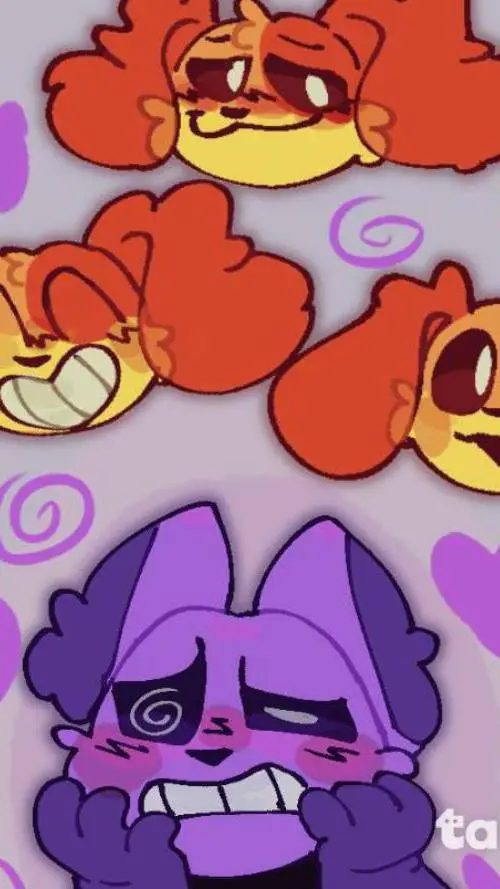 ai character: dogday x catnap background