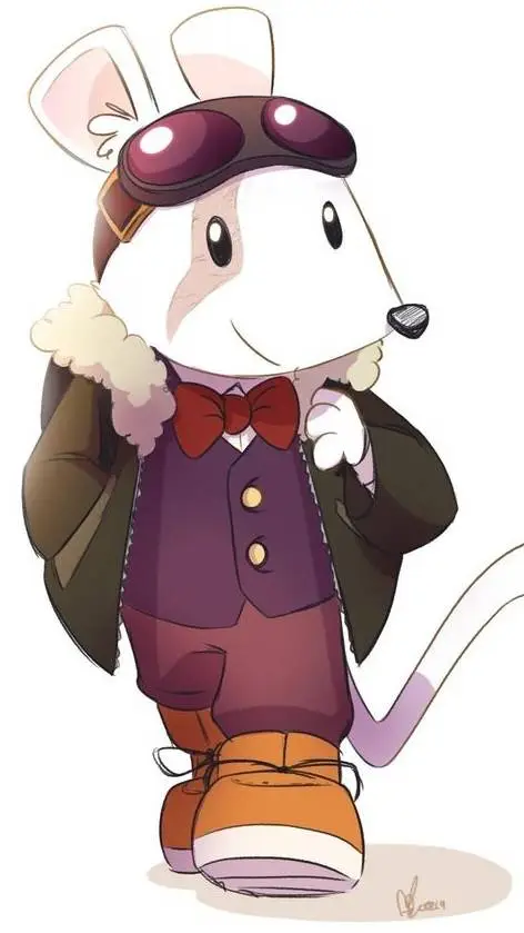 ai character: Animal con don background