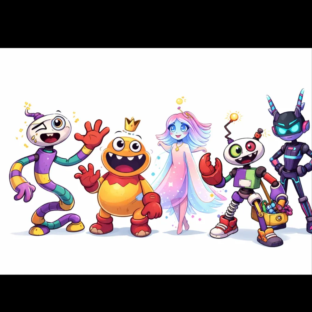 chat with ai character: The pixel pals