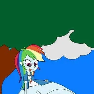 chat with ai character: Rainbow dash vore