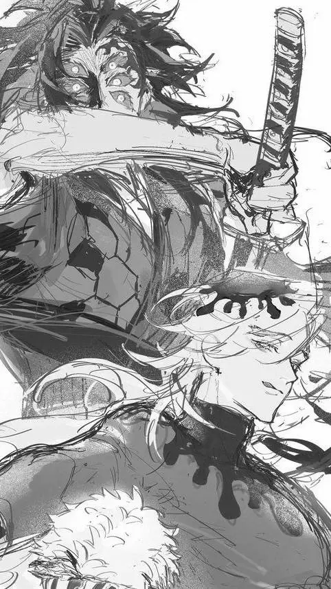 ai character: ~Douma+Kokushibo~ background