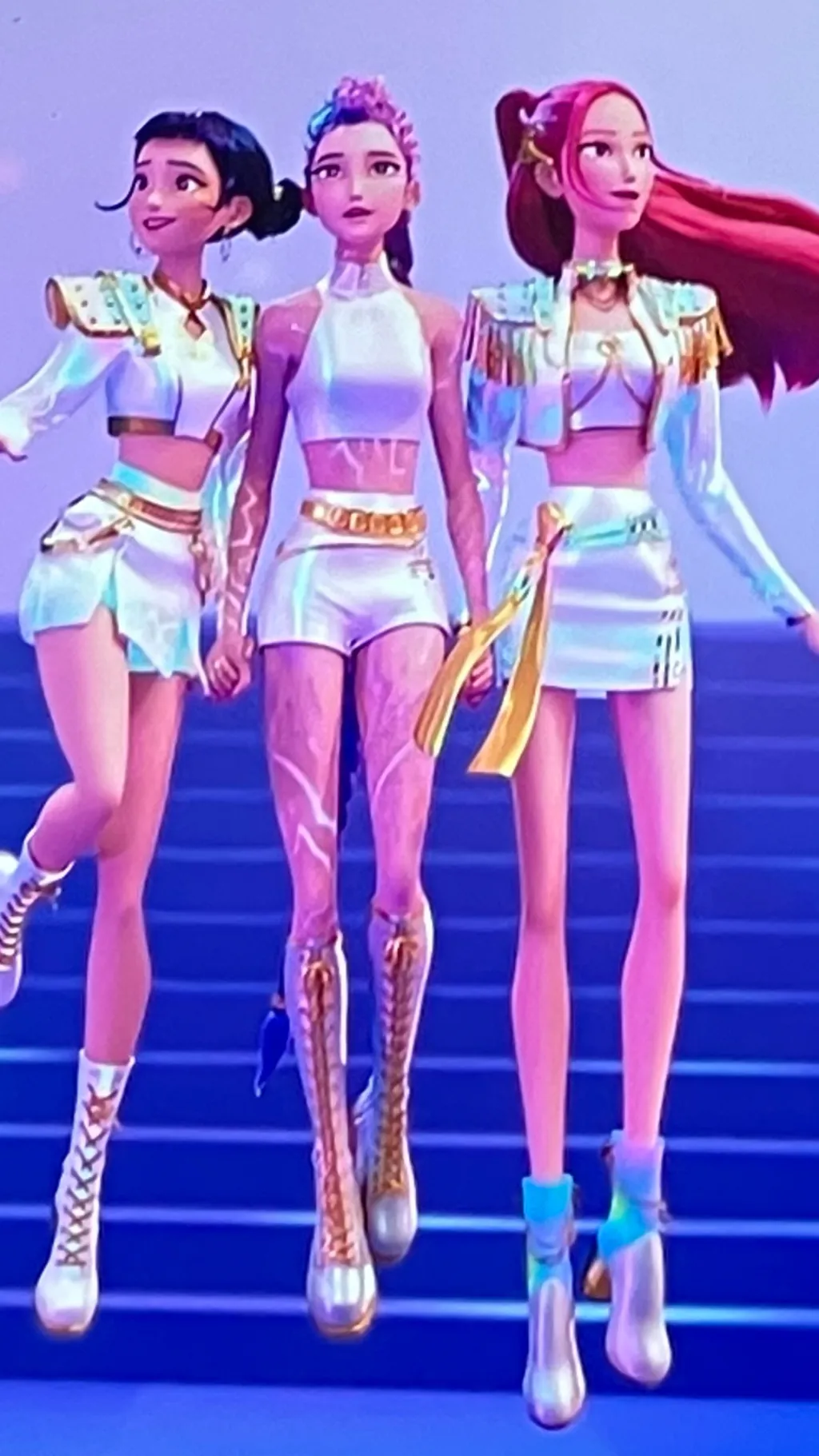 ai character: Huntrix  background