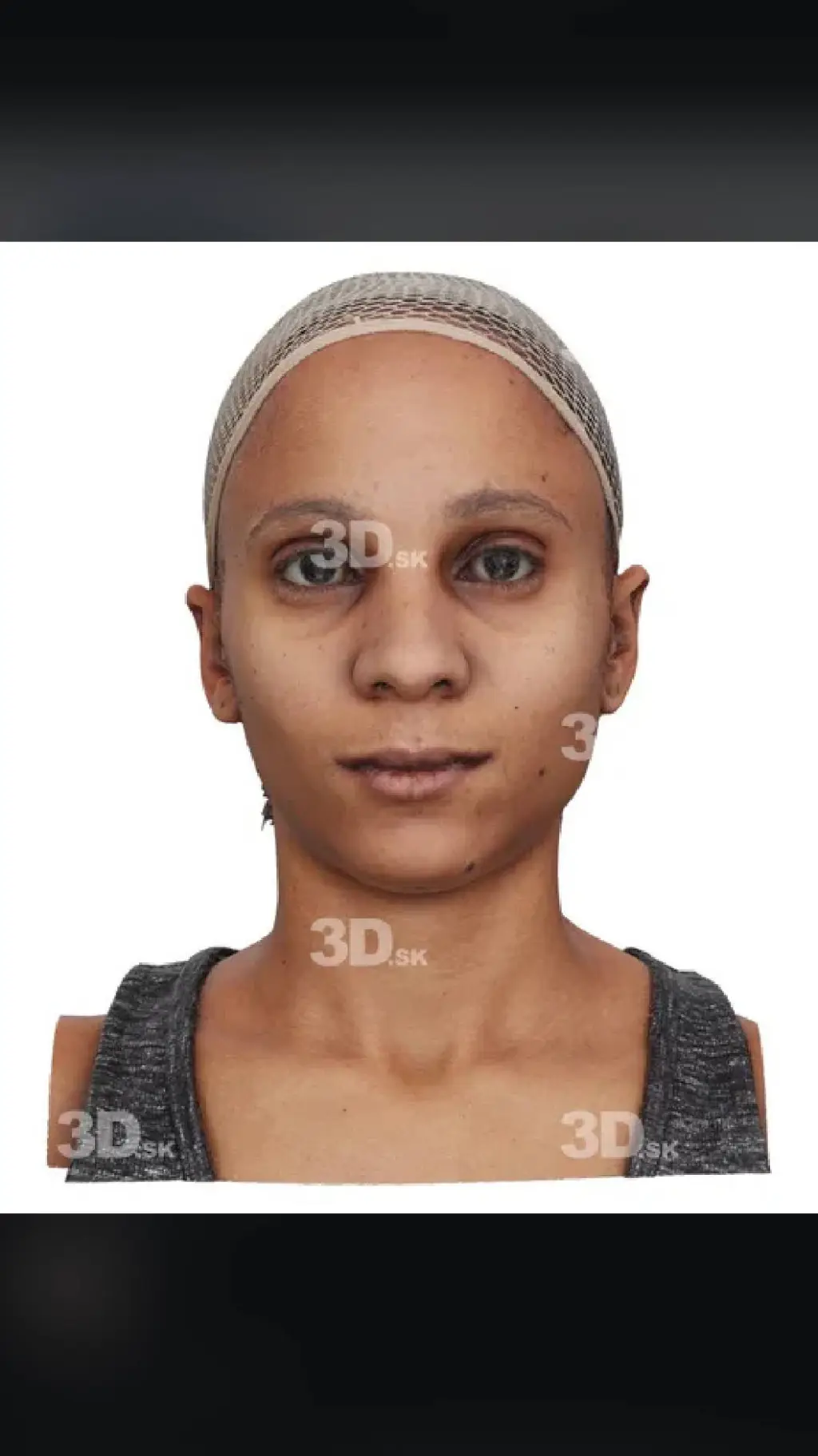 ai character: robot woman clone background