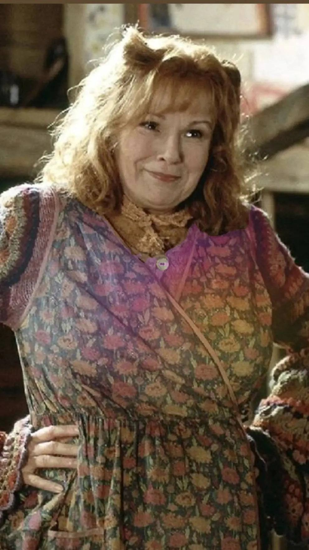 ai character: Molly Weasley  background