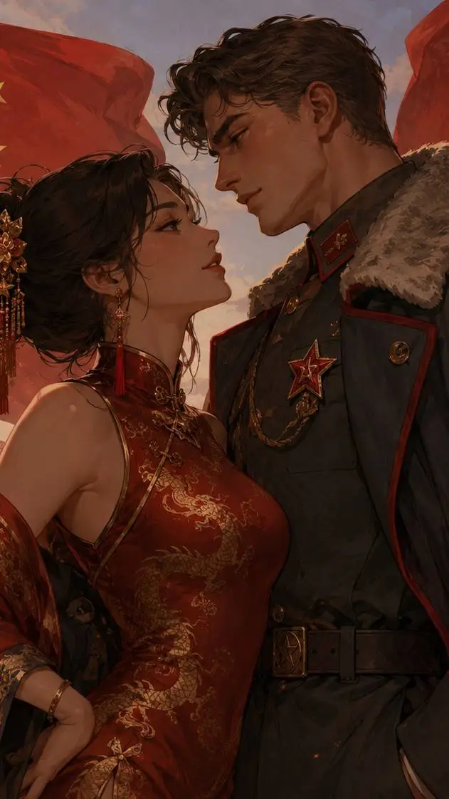 ai character: USSR X CHINA!! background