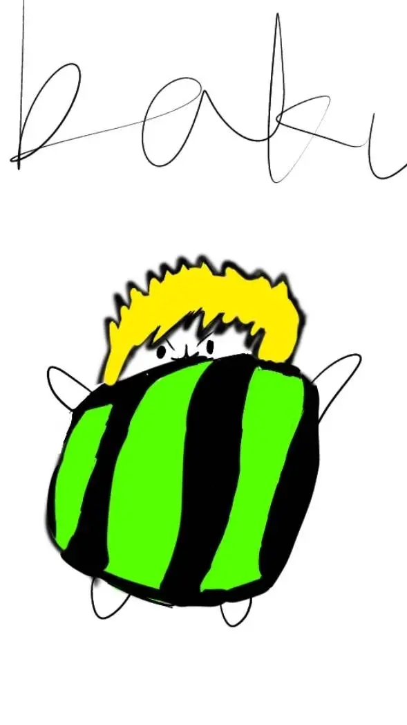 ai character: bakumelon😋 background