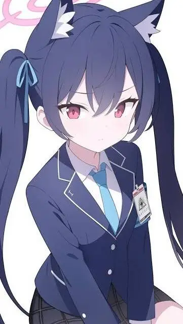 ai character: Serika Kuromi  background