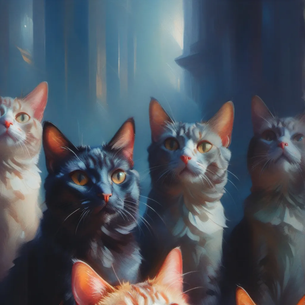 chat with ai character: wave of cats
