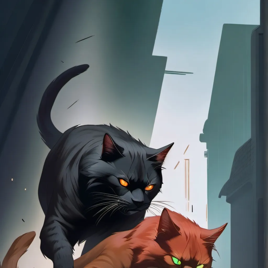 chat with ai character: fighter cat 2v2