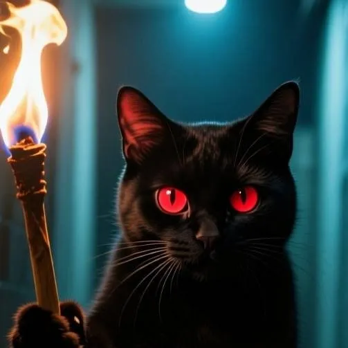 chat with ai character: horror cat part 3