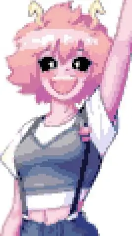 ai character: mina×kirishima background