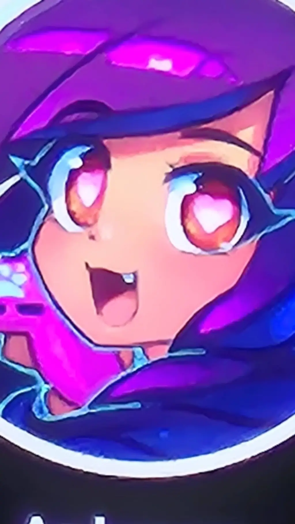 ai character: aphmau aaron ein background