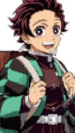 ai character: tanjiro background