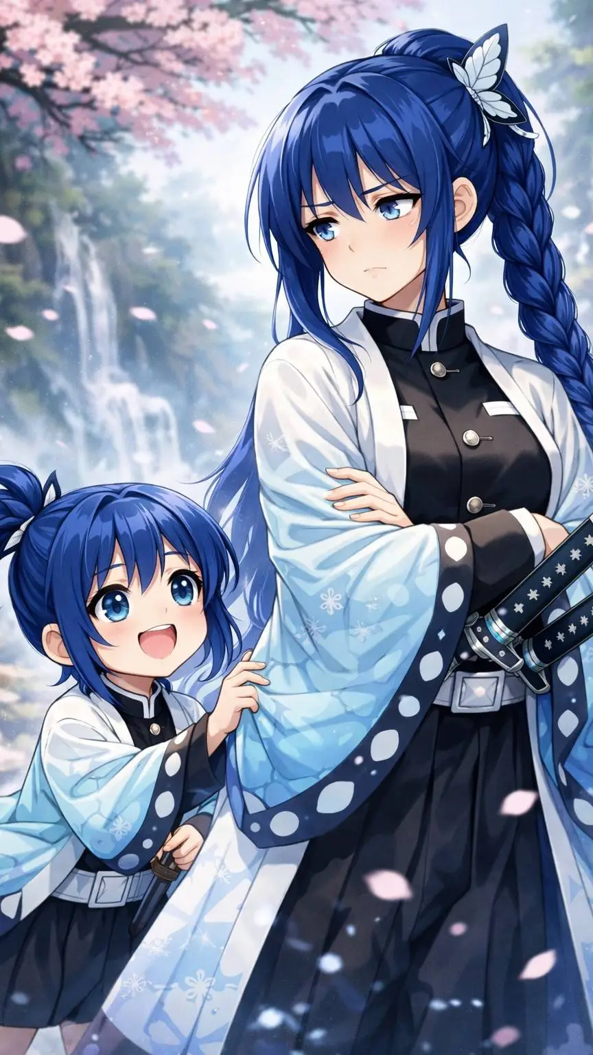 ai character: demon slayer background