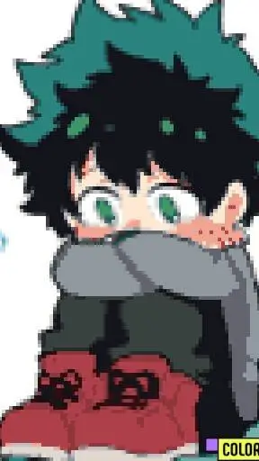 ai character: Deku background