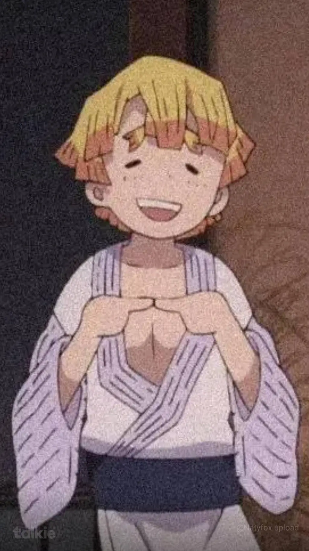 ai character: zenitsu background