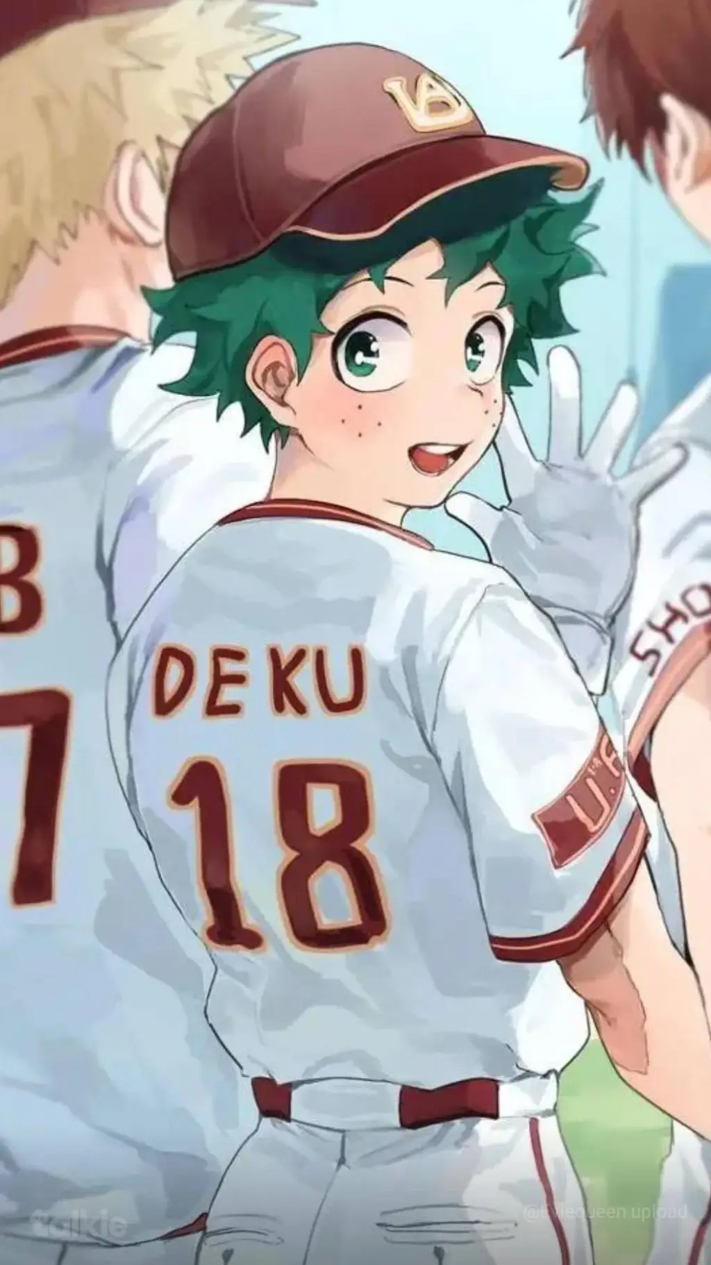 ai character: mha baseball background