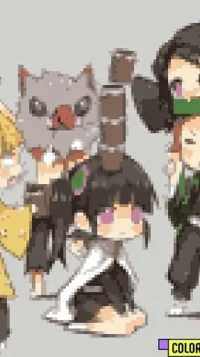 ai character: Demon slayet background