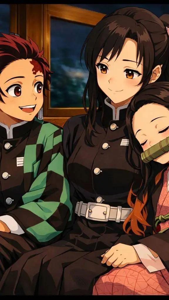 ai character: mugen train arc background