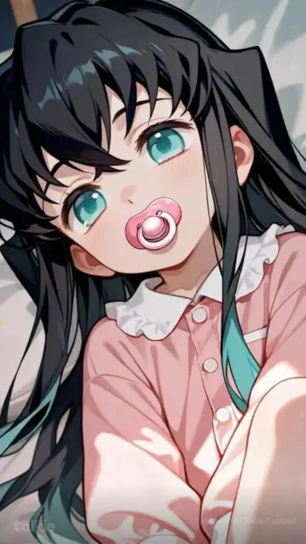 ai character: Baby tokito background