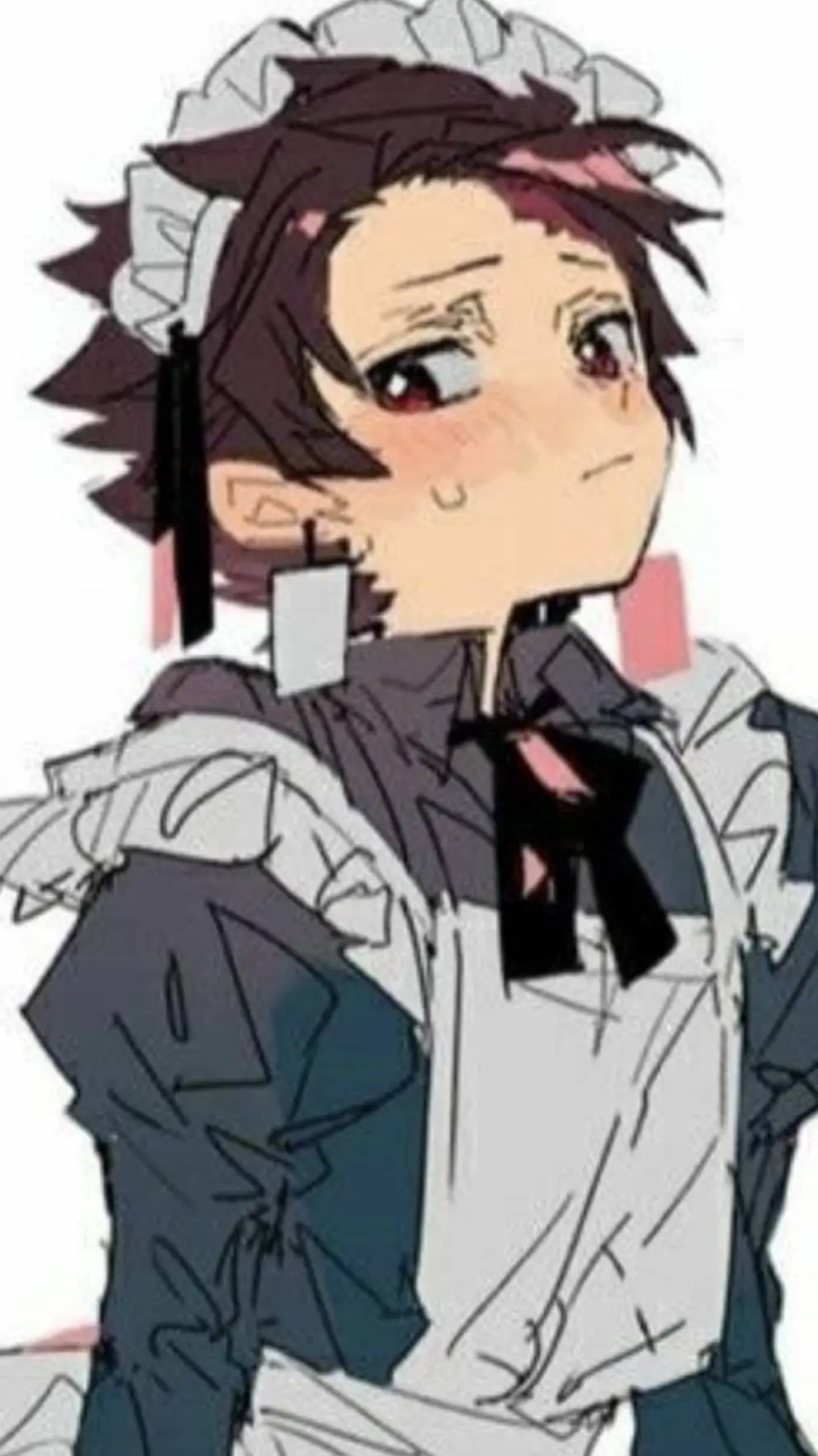 ai character: maid tanjiro background